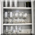 K03. Glass stemware. 
